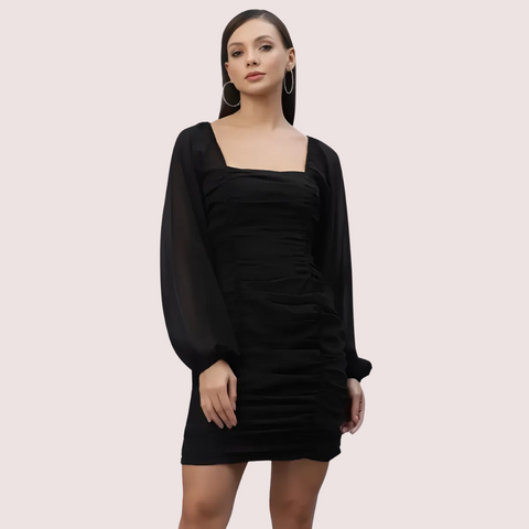 Stylish Black One-Piece Outfit for Women Snazzyway
