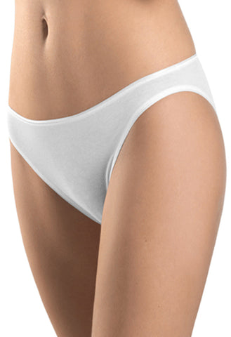 Plain Comfy Pack Of Seven Bikini Briefs snazzyway