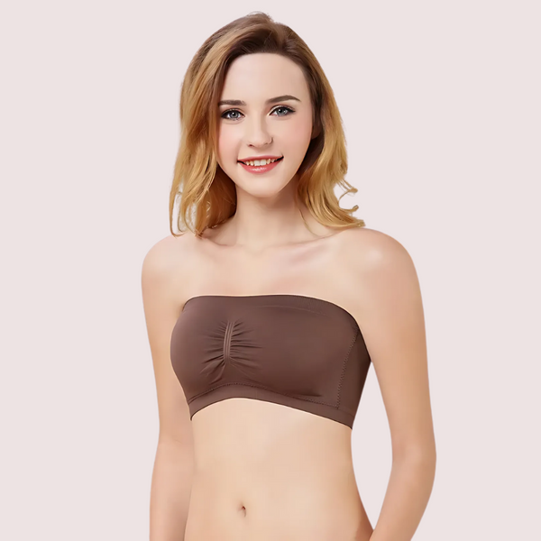 Pack of 2- Seamless Padded Tube Top Bras Snazzyway