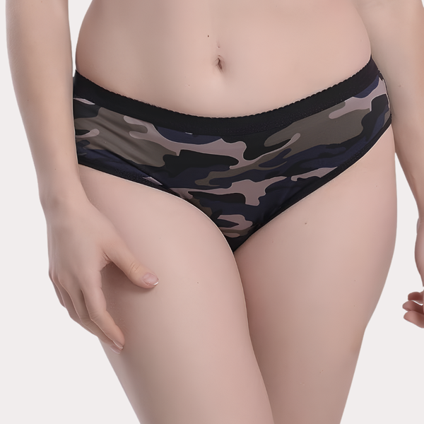 PK-12 Camouflage Print Comfort Briefs – Assorted Snazzyway