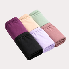 Women’s Everyday Comfort Cotton Panty – Pack of 6 Snazzyway