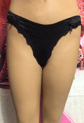 Secret ♥ Love Black Instant Attraction Thong + 1 Free Bra snazzyway