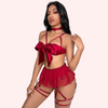 Seductive Hollow-Out Lingerie Set for Honeymoon snazzyway