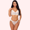 Seductive Lace Fantasy Lingerie Set snazzyway