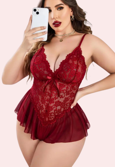 Sexy Lace Chemise Teddy for Ultimate Seduction snazzyway