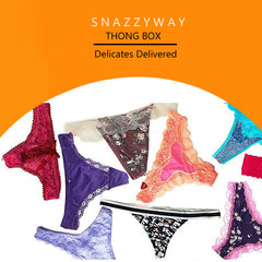 ♥Snazzyway Thong Panties Trial box snazzyway