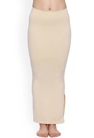 Sexy Light Beige Saree Shapewear snazzyway