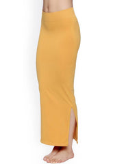 Sexy Yellow Sliming Saree Shapewear snazzyway