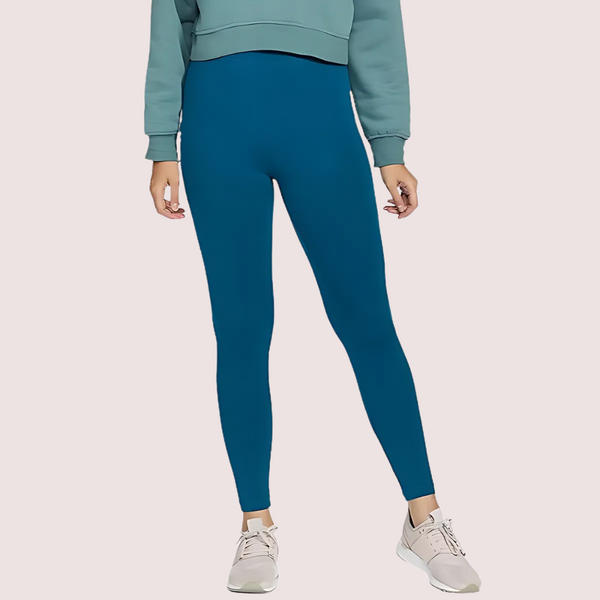 Cotton Spandex Ankle-Length Leggings Snazzyway