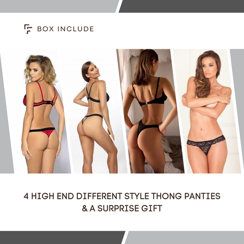 Eros Elegance Thong Panties Gift Box French Daina