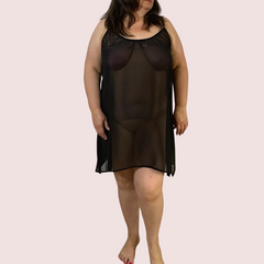 Transparent Nightwear for Full-Figured Women snazzyway