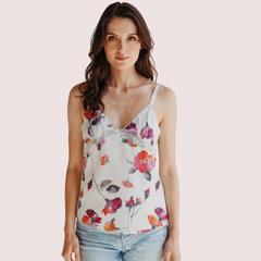 Floral Whisper Lace-Trim Cami Sensuelle jewellery