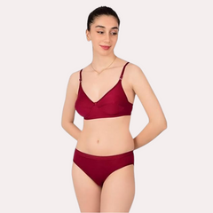 Comfortable Cotton Bra & Panty Set for Women snazzyway