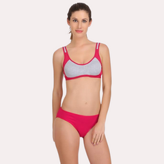 Trendy Sports Bra with Panty for Women snazzyway