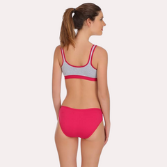 Trendy Sports Bra with Panty for Women snazzyway