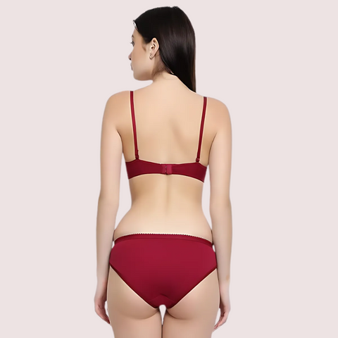 Lightly Padded Bra & Soft Cotton Panty Set (2 pack) Snazzyway