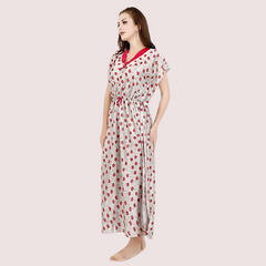 Luxurious Satin Maxi Sleepwear for Women Snazzyway
