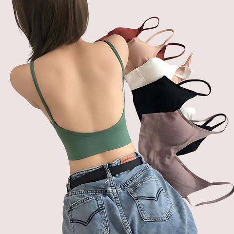 2 Pack Medium impact padded Sports bra Snazzyway