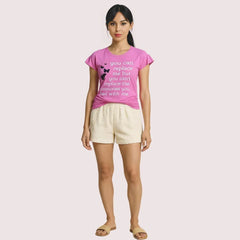 Butterfly Print Inspirational Graphic Tee - Pack of 2 Snazzyway