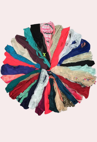 Wholesale lot of 12 imported thong panties snazzyway