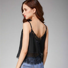 Satin & Lace Fantasy Camisole for Women's snazzyway