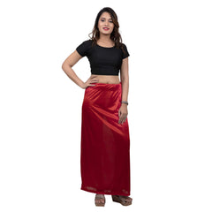 Women's Glimmering silk Stretchable Underskirt for Sarees snazzyway