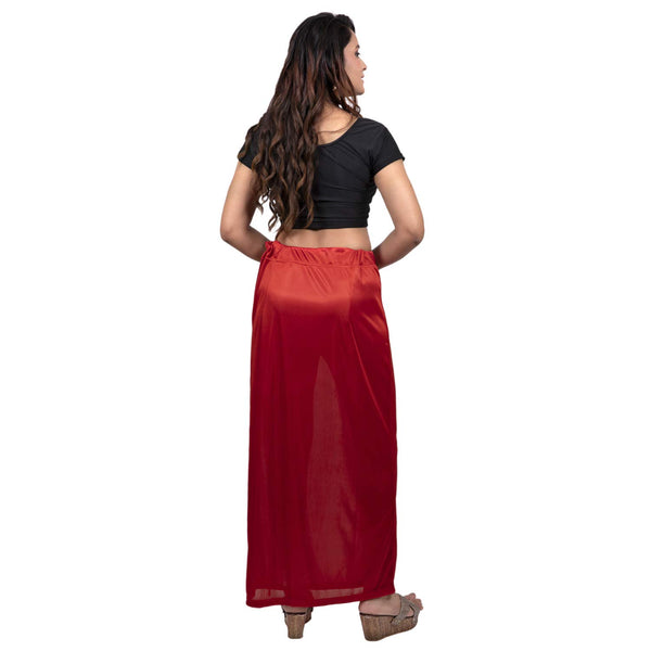 Women's Glimmering silk Stretchable Underskirt for Sarees snazzyway