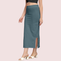 French Daina Cotton Blend Saree Shapewear Snazzyway