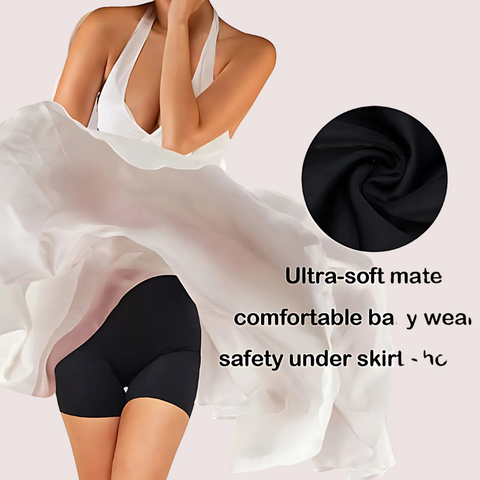 Super Comfort Black Seamless Shorts Snazzyway