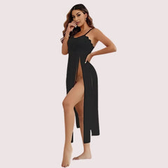 Romantic Black Babydoll Nightwear Snazzyway