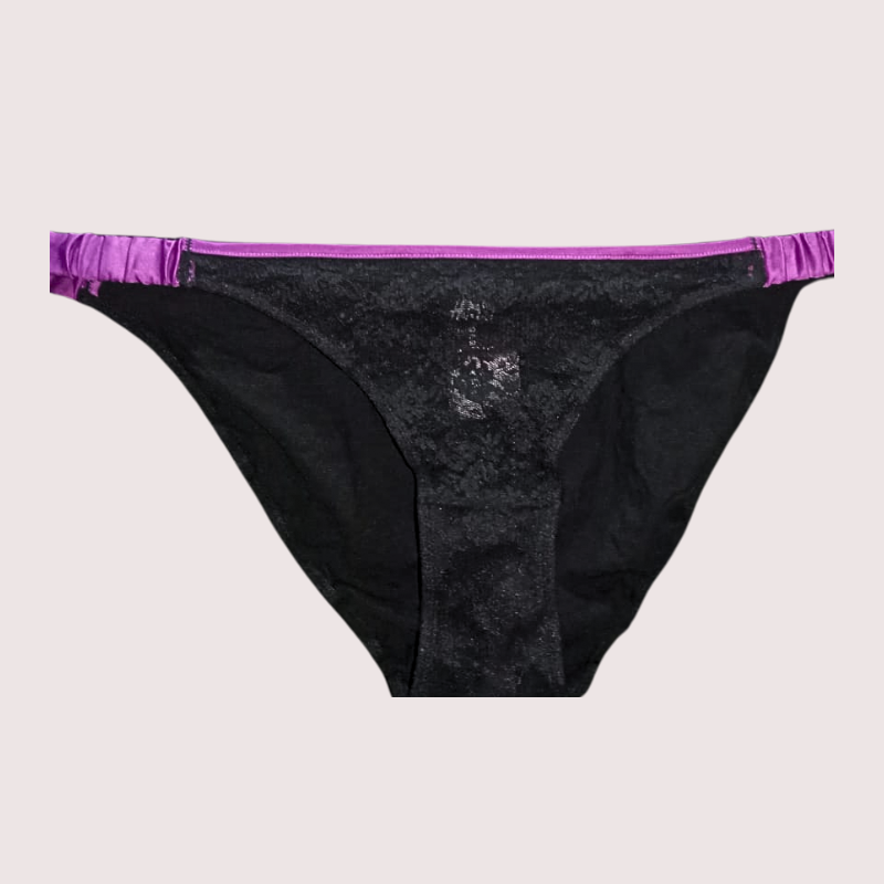 Lace-Trimmed See-Through Panty FRENCH DAINA
