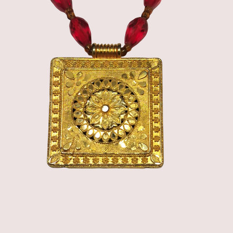 Golden Rose Aura Necklace Snazzyway
