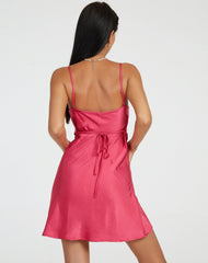 Sensual Satin Elegance Partywear Dress snazzyway