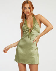 Glamorous Glossy silk Slip Mini Dress snazzyway