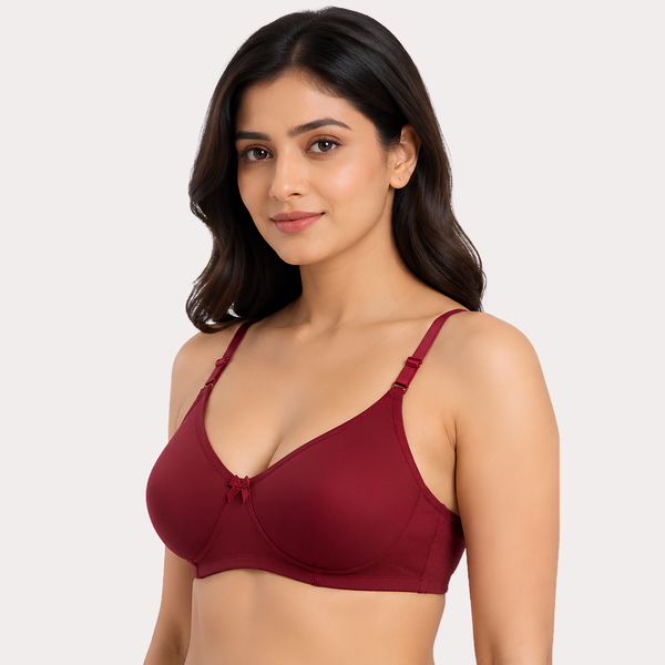 Women’s Solid Colour Daily Wear Bras – Pack of 2 Snazzyway