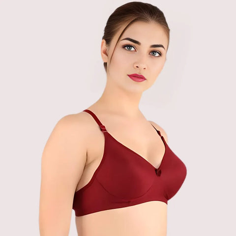 Women T-Shirt Lightly Padded Bra Snazzyway