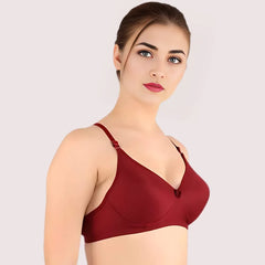 Women T-Shirt Lightly Padded Bra Snazzyway
