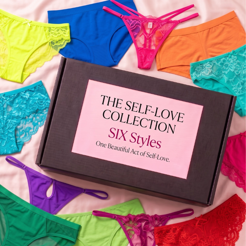 The Self-Love Collection — Luxury 6-Piece Panty Gift Box Snazzyway