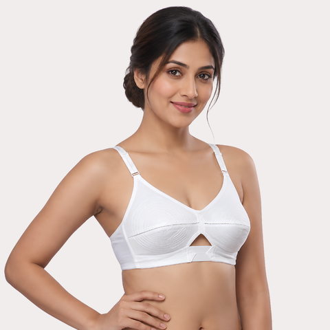 Women's Full Coverage Support Bra with Front Detail – Pack of 2 Snazzyway