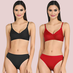 Cotton Cloud Comfort Bra set-  2-Pack Snazzyway