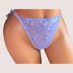 French Daina Ultra Luxury Silk Satin Lace Briefs Gift Box Snazzyway