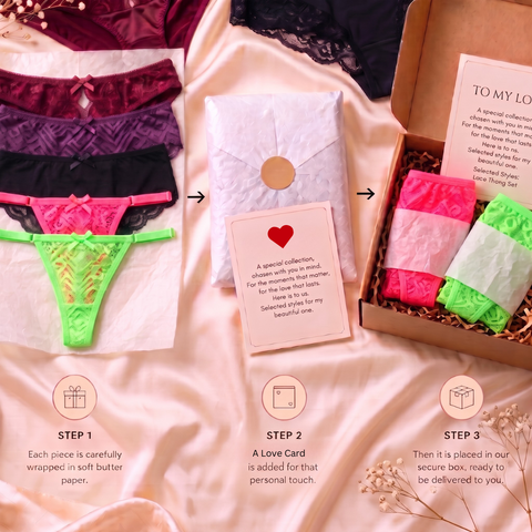 The Bridal Panty Collection — Luxury 5-Piece Panty Gift Box Snazzyway