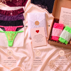 The Bridal Panty Collection — Luxury 5-Piece Panty Gift Box Snazzyway