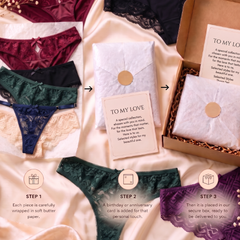 The Honeymoon Panty Affair — Luxury 5-Piece Panty Collection