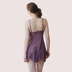 Sheer Mesh Nightgown Slip for Plus Size Women Snazzyway