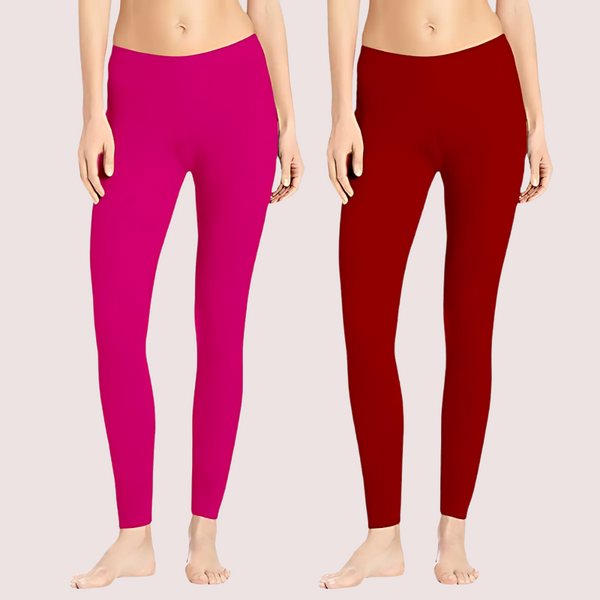 2-Pack Stylish Leggings Set for Versatile Fashion Snazzyway