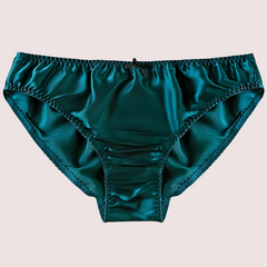 French Daina Ultra Luxury Silk Satin Lace Briefs Gift Box Snazzyway