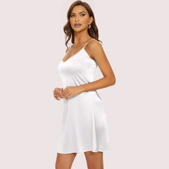 Luxe Silken Adjustable Slip Dress Snazzyway