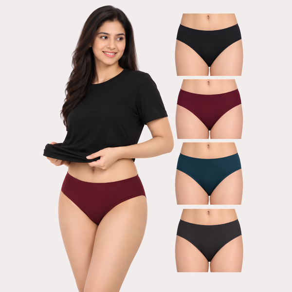 PK-12 Classic Solid Everyday Comfort Briefs – Assorted