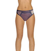 ♥Ann Crazy Full Hearts Black Thong Panty snazzyway